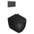 Sfera Floor Mount Toilet Package Matt Black/Gunmetal Panel VPS54RSL.NS.GM