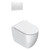 Sfera Floor Mount Toilet Package White/Slim Seat White Panel VPS54RSL.WH
