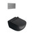 Sfera Wall Hung Toilet Package Matt Black/Chrome Panel VSF54RSL.NS.CR