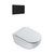 Sfera Wall Hung Toilet Package Matt White/Matt Black Panel VSF54RSL.BM.BL