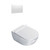 Sfera Wall Hung Toilet Package White/Slim Seat White Panel VSF54RSL.WH