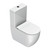 Sfera Back to Wall Toilet Suite White Slim Seat/Black Button MPSFRSL.BL