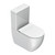 Sfera Back to Wall Toilet Suite White Slim Seat/White Button MPSFRSL.WH