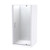 Eclipse Shower Enclosure 1000mm Square 3-Sided Flat Wall White 1EC2W111FL1X