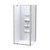 Eclipse Shower Enclosure 900mm Moulded 2 Wall Square Satin 1EC2S99SMS9X