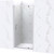 Eclipse Shower For Tiled Walls 1000mm Square 3-Wall White 1EC2W111TL1X