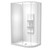 Luna Shower Enclosure 800 x 1200mm Round Moulded Wall White 1LU2W82RMSRX