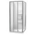Luna Shower Enclosure 900mm Square 2-Sided Moulded Wall Bright 1LU2B99SMS9X