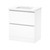Luna Floor Standing Vanity 750mm 2-Drawer Ultra Gloss White 5LUN075DF02