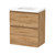 Luna Floor Standing Vanity 750mm 2-Drawer Baroque 5LUN075DF23