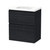 Luna Floor Standing Vanity 750mm 2-Drawer Charred Oak 5LUN075DF93
