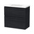 Luna Floor Standing Vanity 900mm 2-Drawer Charred Oak 5LUN090DF93
