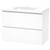Luna Wall Hung Vanity 900mm 2-Drawer Ultra Gloss White 5LUN090DW02