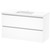 Luna Wall Hung Vanity 1200mm 2-Drawer Ultra Gloss White 5LUN120DW02