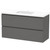 Luna Vanity 1200mm 2-Drawer Ultra Touch Matt Tungsten 5LUN120DW11