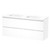 Luna Wall Hung Vanity 1500mm 2 Basin 2-Drawer Ultra Gloss White 5LUN15DDW02