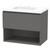 Luna Vanity 750mm 1-Drawer Open Ultra Touch Matt Tungsten 5LUN075DO11