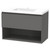 Luna Vanity 900mm 1-Drawer Open Ultra Touch Matt Tungsten 5LUN090DO11
