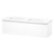 Luna Wall Hung Vanity 1500mm 2-Basin 1-Drawer Ultra Gloss White 5LUN15DSN02