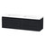 Luna Vanity 1500mm 2-Basin 1-Drawer Charred Oak 5LUN15DSN93