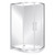 Curvato Corner Shower Round Flat Wall 900 x 900mm Silva CR900SIFW