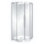 Curvato Shower Set Round Flat Wall 1000 x 1000mm Silva CR1000SIFW
