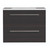 Brighton Wall Hung Vanity 2 Drawer 750mm Black Walnut 14-YBC56-075 BW