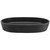 Bare Concrete Vessel Basin Oval 800mm Black B800BK