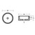 Bare Concrete Vessel Basin Round 380mm Grey B380GR