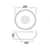 Bare Concrete Vessel Basin Bowl 400mm Pink B400PK