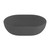 Bare Concrete Vessel Basin Prego 490mm Grey Steel B490GS