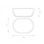 Bare Concrete Vessel Basin Prego 490mm Blue B490BL