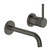 Uno Etch Wall Basin Mixer Gun Metal 41656.29