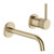 Uno Etch Wall Basin Mixer Brushed Brass 41656.07
