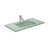 Bare Concrete Vanity Basin 1200mm Light Green 85476LG