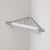 Opal Corner Shower Support Rail With Basket Chrome 687384W