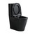 Back to Wall Toilet Suite Gloss Black Snubby-GB