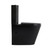Back to Wall Toilet Suite Gloss Black Snubby-GB