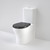 Opal Cleanflush Easy Height Wall Faced Close Coupled Suite Black Double Flap Seat 985600BL