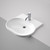 Opal Sole Semi Recessed Basin 1 Tap Hole 631610W