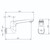 Image 1 Sol Swivel Bath Spout Short Chrome ADS-SBSC-S