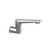 Sol Swivel Bath Spout Short Chrome ADS-SBSC-S