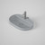 Liano II Pill Inset Basin with Tap Landing 600mm 1 Tap Hole Grey (Special Order)