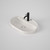 Liano II Pill Inset Basin with Tap Landing 600mm 1 Tap Hole Speckled (Special Order)