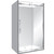 Edge Frameless Alcove Shower Enclosure Right Hand Sliding Door 900 x 1200 x 900mm x 2m High Silver