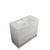 Carlton Floor Standing Vanity 2 Drawer White Gloss 900mm