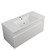 Carlton Wall Hung Vanity 1 Drawer 1000mm White Gloss