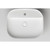 Galassia Basin SmartB 7401 Basin Gloss White Ceramic