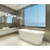Evok Back-To-Wall Free Standing Bath Acrylic White 1705 x 758mm