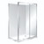 Symphony Shower Set Aquero Corner Right Hand Flat Wall Sliding Door Silva 1200 x 900mm